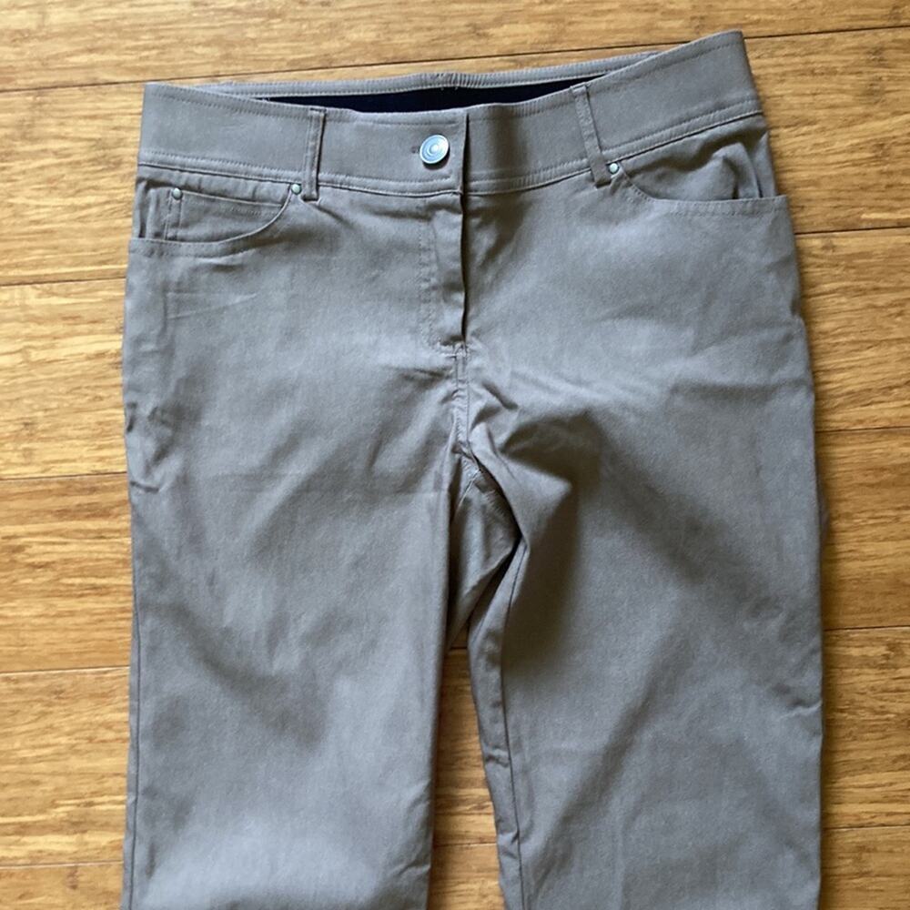 Kate Park Brown Skinny Pants, Size 6 - Picture 3 of 8
